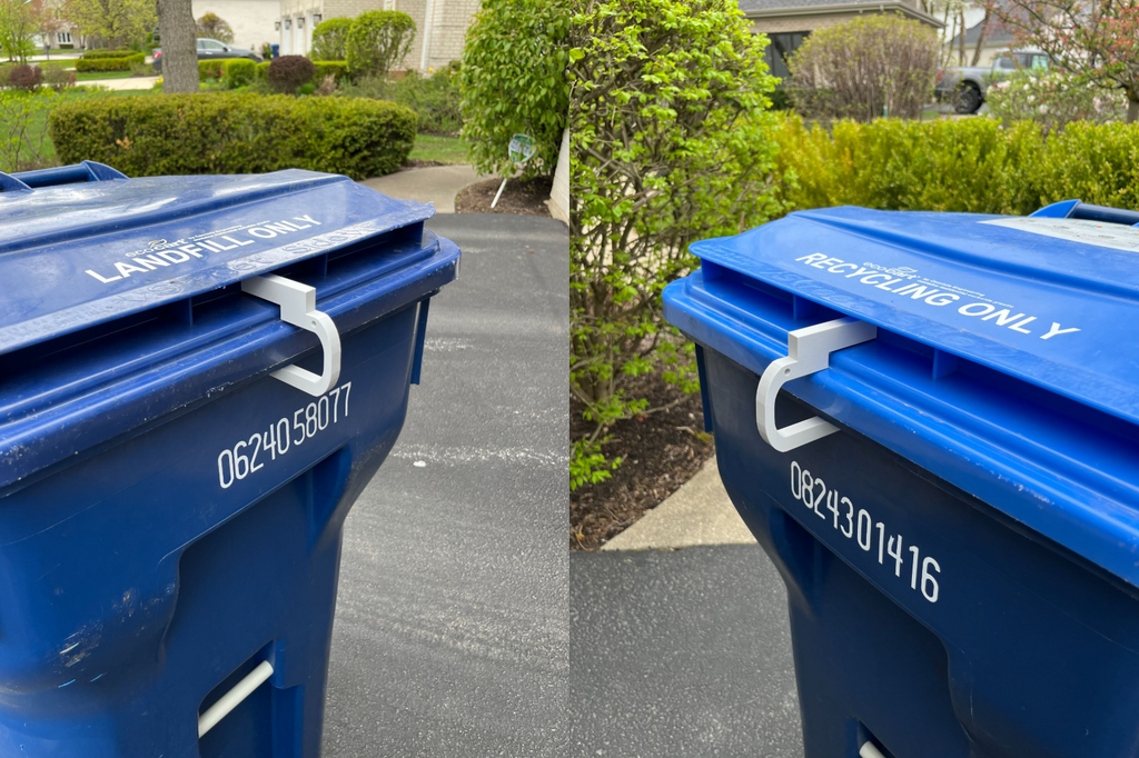 2 Pack - Garbage and Recycling Can