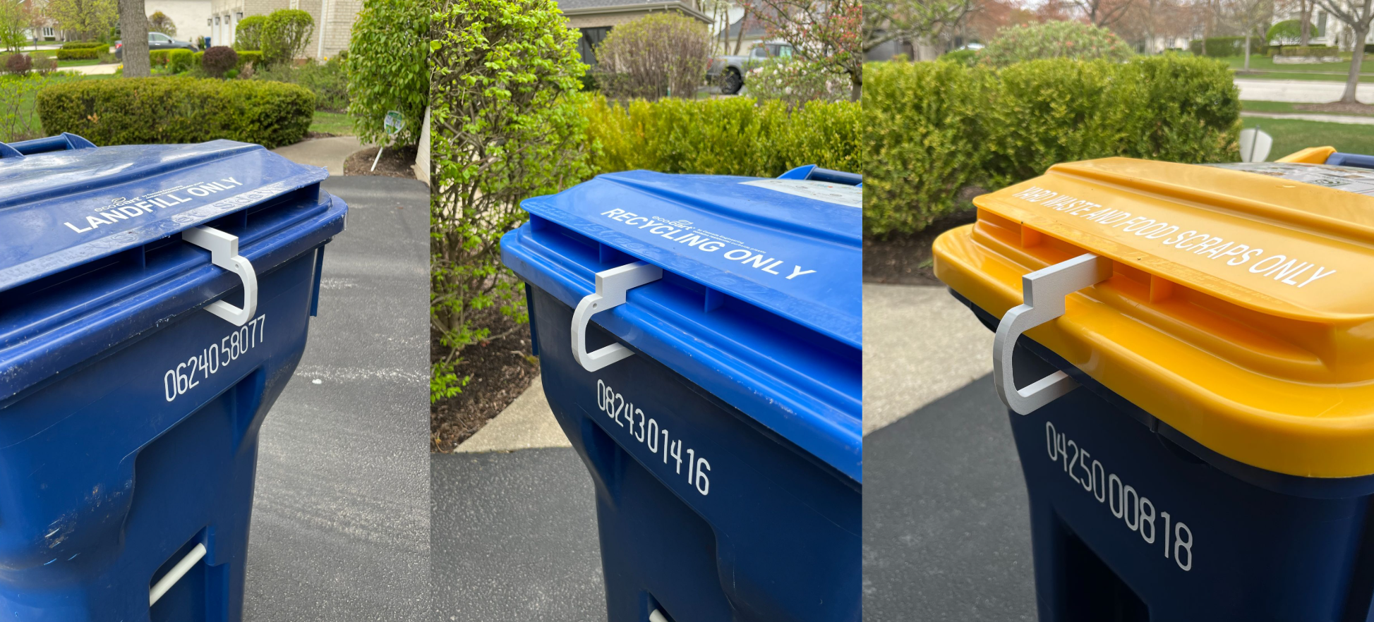 3 Pack - Compost, Garbage and Recycling