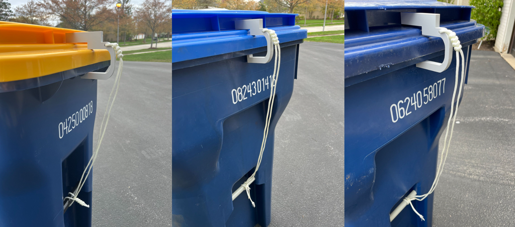 3 Pack With Rope Attachment - Compost, Garbage and Recycling